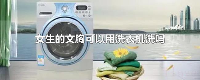 女生的文胸可以用洗衣机洗吗