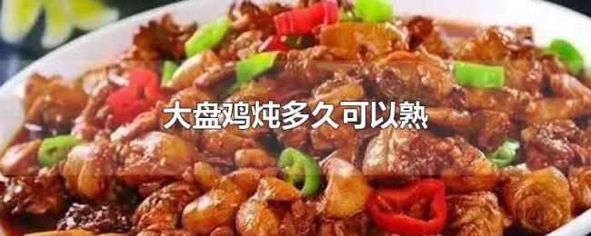 大盘鸡炖多久可以熟