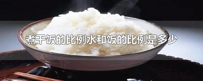 煮干饭的比例水和饭的比例是多少