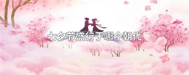 七夕节盛行于哪个朝代