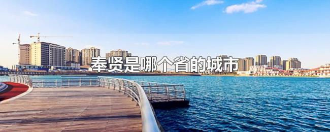 奉贤是哪个省的城市 奉贤是哪个省的城市