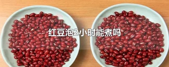 红豆泡2小时能煮吗 红豆泡2小时能煮吗