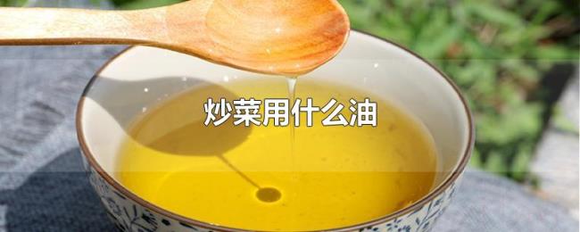 炒菜用什么油 炒菜用什么油