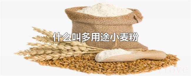 什么叫多用途小麦粉 什么叫多用途小麦粉