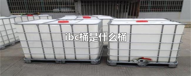 ibc桶是什么桶 ibc桶是什么桶