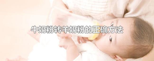 牛奶粉转羊奶粉的正确方法 牛奶粉转羊奶粉的正确方法