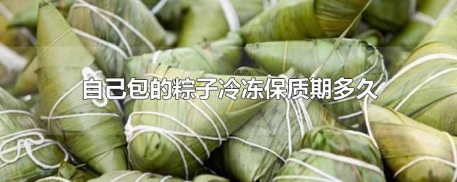 自己包的粽子冷冻保质期多久 自己包的粽子冷冻保质期多久