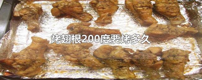烤翅根200度要烤多久 烤翅根200度要烤多久