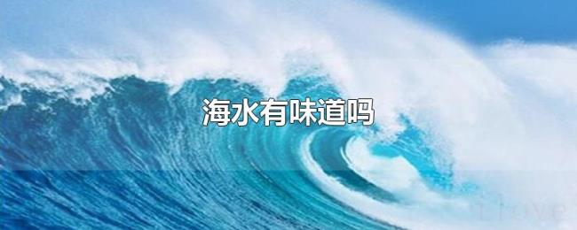海水有味道吗 海水有味道吗