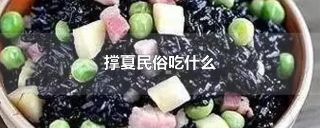 撑夏民俗吃什么 撑夏民俗吃什么