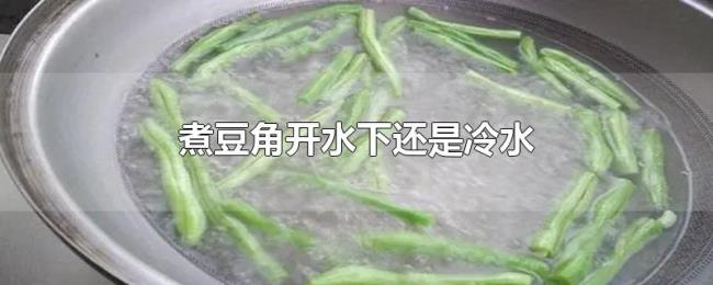 煮豆角开水下还是冷水