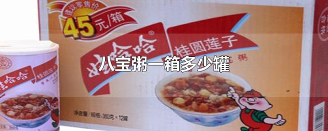 八宝粥一箱多少罐 八宝粥一箱多少罐
