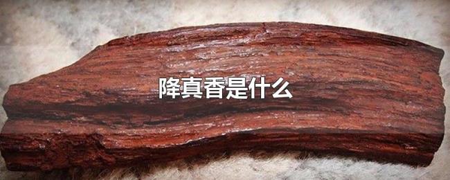 降真香是什么 降真香是什么