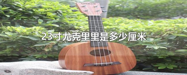 23寸尤克里里是多少厘米 23寸尤克里里是多少厘米