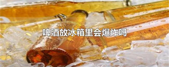 啤酒放冰箱里会爆炸吗 啤酒放冰箱里会爆炸吗