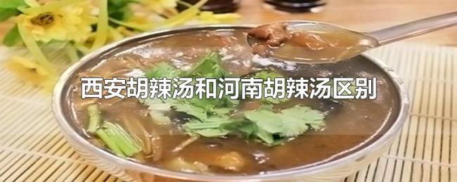 西安胡辣汤和河南胡辣汤区别 西安胡辣汤和河南胡辣汤区别