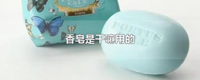 香皂是干嘛用的 香皂是干嘛用的