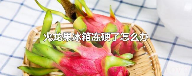 火龙果冰箱冻硬了怎么办 火龙果冰箱冻硬了怎么办