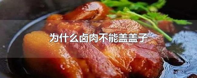 为什么卤肉不能盖盖子 为什么卤肉不能盖盖子