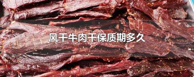 风干牛肉干保质期多久 风干牛肉干保质期多久