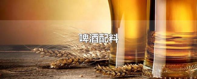 啤酒配料 啤酒配料