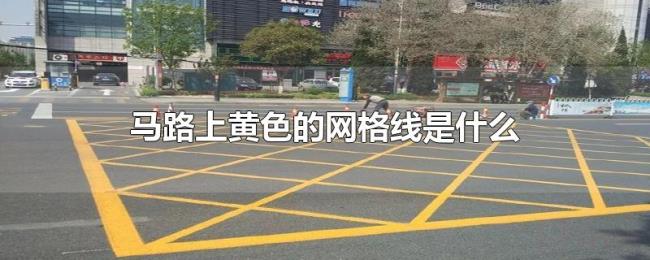 马路上黄色的网格线是什么 马路上黄色的网格线是什么