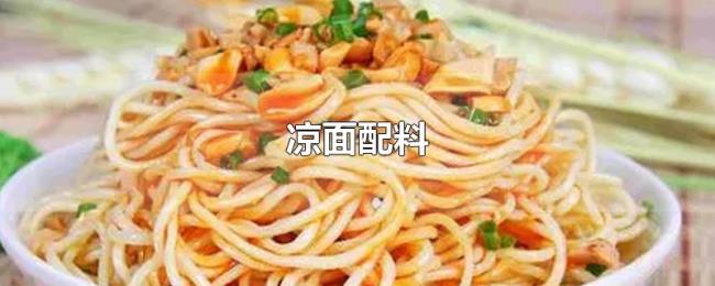 凉面配料 凉面配料