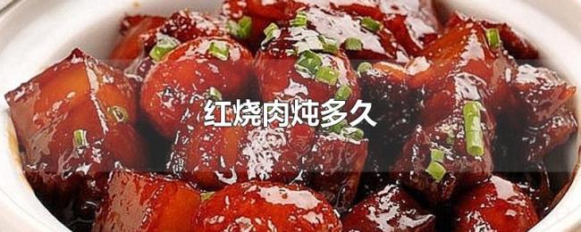 红烧肉炖多久 红烧肉炖多久