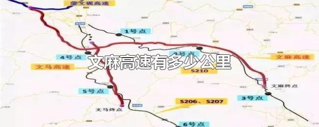 文麻高速有多少公里 文麻高速有多少公里