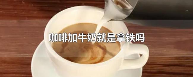 咖啡加牛奶就是拿铁吗 咖啡加牛奶就是拿铁吗