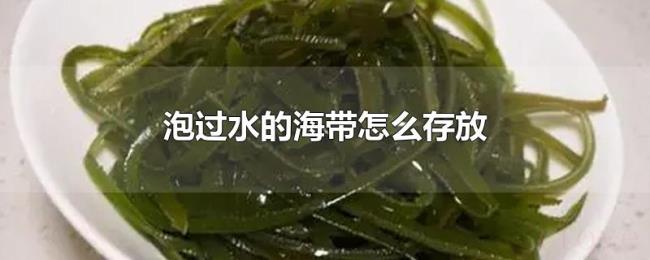 泡过水的海带怎么存放 泡过水的海带怎么存放