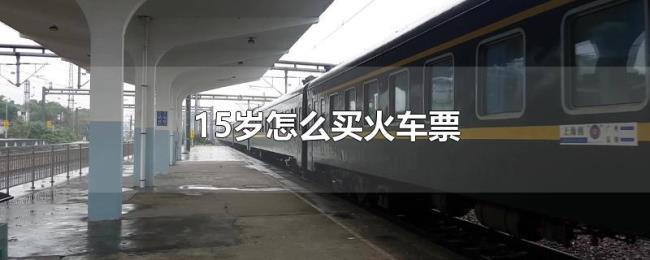 15岁怎么买火车票 15岁怎么买火车票