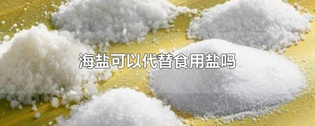 海盐可以代替食用盐吗 海盐可以代替食用盐吗