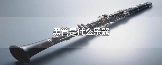 黑管是什么乐器 黑管是什么乐器