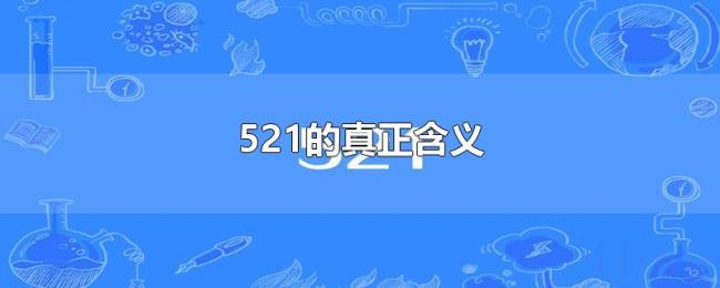 521的真正含义 521的真正含义