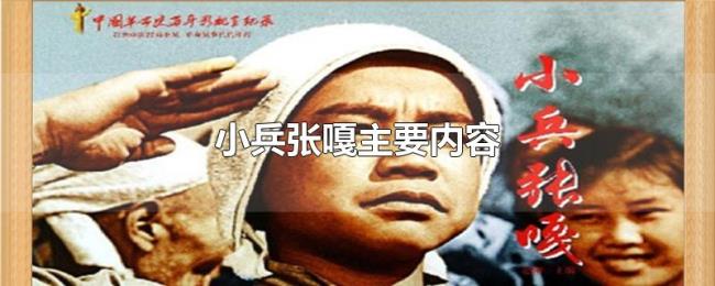 小兵张嘎主要内容 小兵张嘎主要内容
