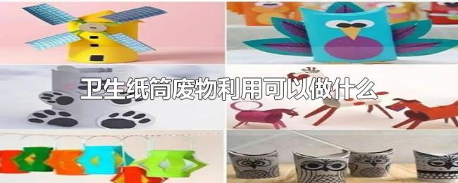 卫生纸筒废物利用可以做什么 卫生纸筒废物利用可以做什么