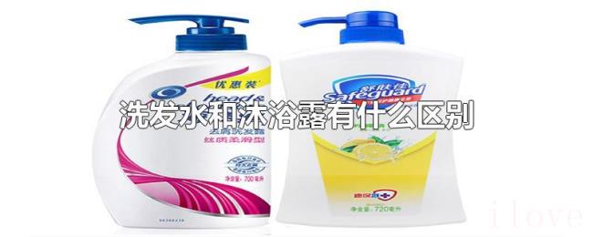 洗发水和沐浴露有什么区别