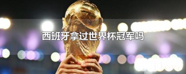 西班牙拿过世界杯冠军吗 西班牙拿过世界杯冠军吗