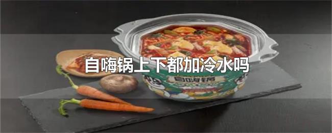 自嗨锅上下都加冷水吗