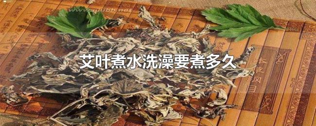 艾叶煮水洗澡要煮多久 艾叶煮水洗澡要煮多久