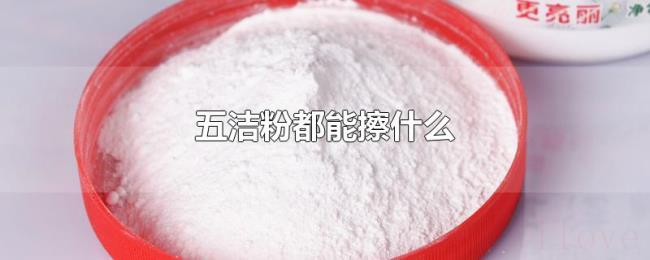 五洁粉都能擦什么 五洁粉都能擦什么
