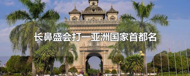 长鼻盛会打一亚洲国家首都名 长鼻盛会打一亚洲国家首都名