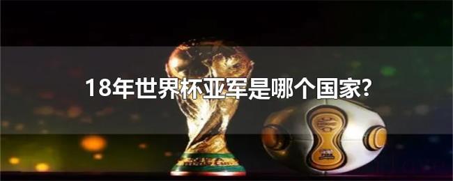 18年世界杯亚军是哪个国家?
