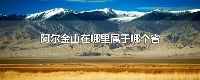 阿尔金山在哪里属于哪个省 阿尔金山在哪里属于哪个省