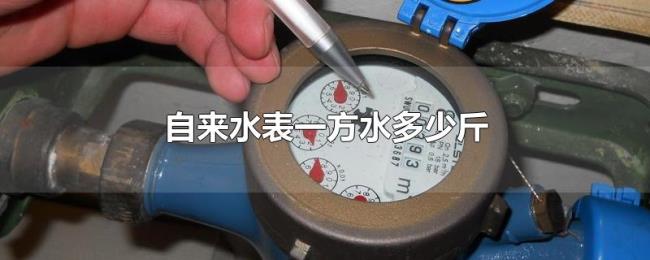 自来水表一方水多少斤 自来水表一方水多少斤