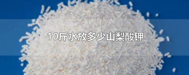 10斤水放多少山梨酸钾