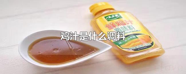 鸡汁是什么调料 鸡汁是什么调料