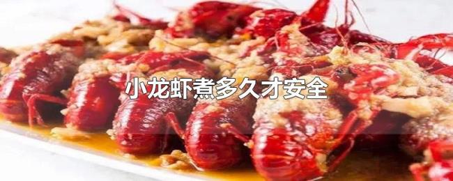 小龙虾煮多久才安全 小龙虾煮多久才安全