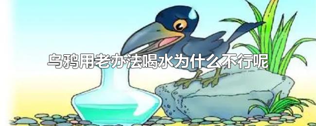 乌鸦用老办法喝水为什么不行呢 乌鸦用老办法喝水为什么不行呢